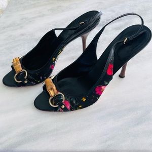Gucci Floral Heels